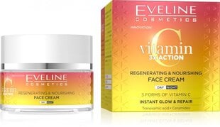 Kasvovoide EVELINE C-vitamiini 3xAction regeneroiva 50 ml hinta ja tiedot | Eveline Cosmetics Kasvojenhoitotuotteet | hobbyhall.fi