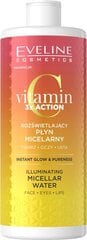 Misellivesi EVELINE C-vitamiini 3xAction 500 ml hinta ja tiedot | Kasvojen puhdistusaineet | hobbyhall.fi