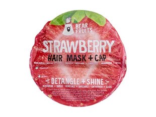Hiusnaamio Bear Fruits Strawberry, 20 ml hinta ja tiedot | Naamiot, öljyt ja seerumit | hobbyhall.fi