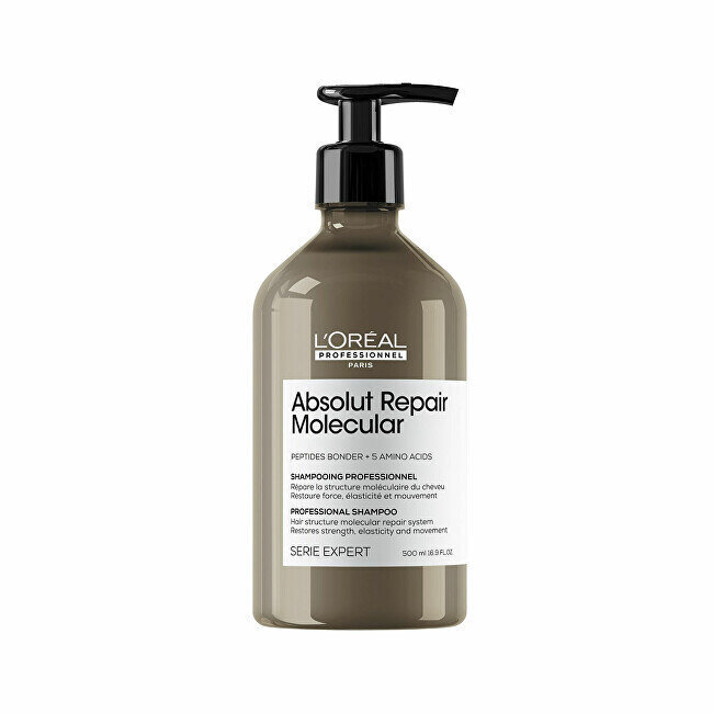 Shampoo vaurioituneille hiuksille Absolut Repair Molecular (ammattimainen shampoo) 500 ml hinta ja tiedot | Shampoot | hobbyhall.fi