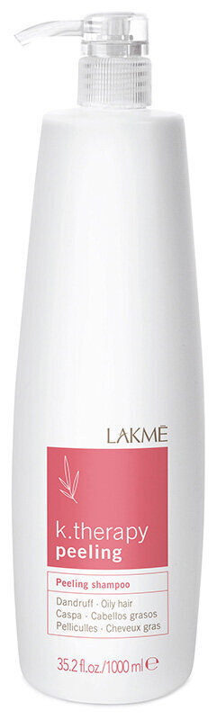 Shampoo rasvaisille hiuksille Lakme K.Therapy Peeling, 1000 ml hinta ja tiedot | Shampoot | hobbyhall.fi