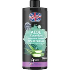 Shampoo Ronney_Aloe Ceramides Professional Shampoo Nourishing, 1000 ml hinta ja tiedot | Shampoot | hobbyhall.fi