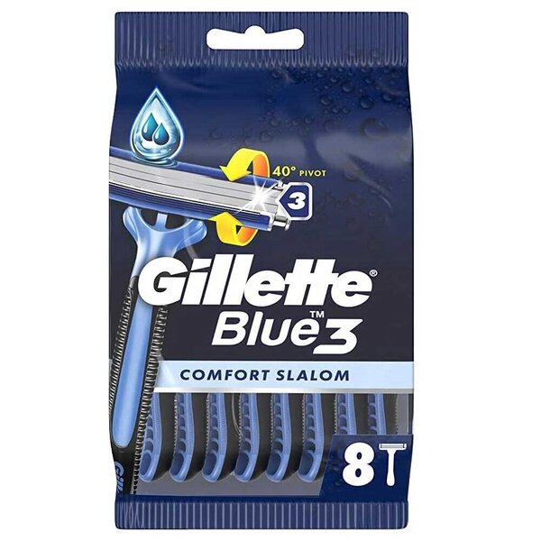 Partakoneen terisarja Gillette Blue 3 Comfort, 8 kpl