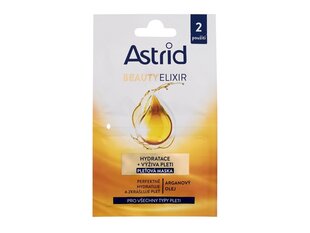 Naamio Astrid Beauty Elixir naisille, 2x8 ml hinta ja tiedot | Kasvonaamiot ja silmänalusaamiot | hobbyhall.fi