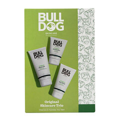 Kasvojenhoitosetti Bulldog Original Skincare Trio Set miehille: kosteuttava voide, 100 ml + kasvojen pesu, 100 ml + parranajogeeli, 175 ml hinta ja tiedot | Bulldog Hajuvedet ja kosmetiikka | hobbyhall.fi