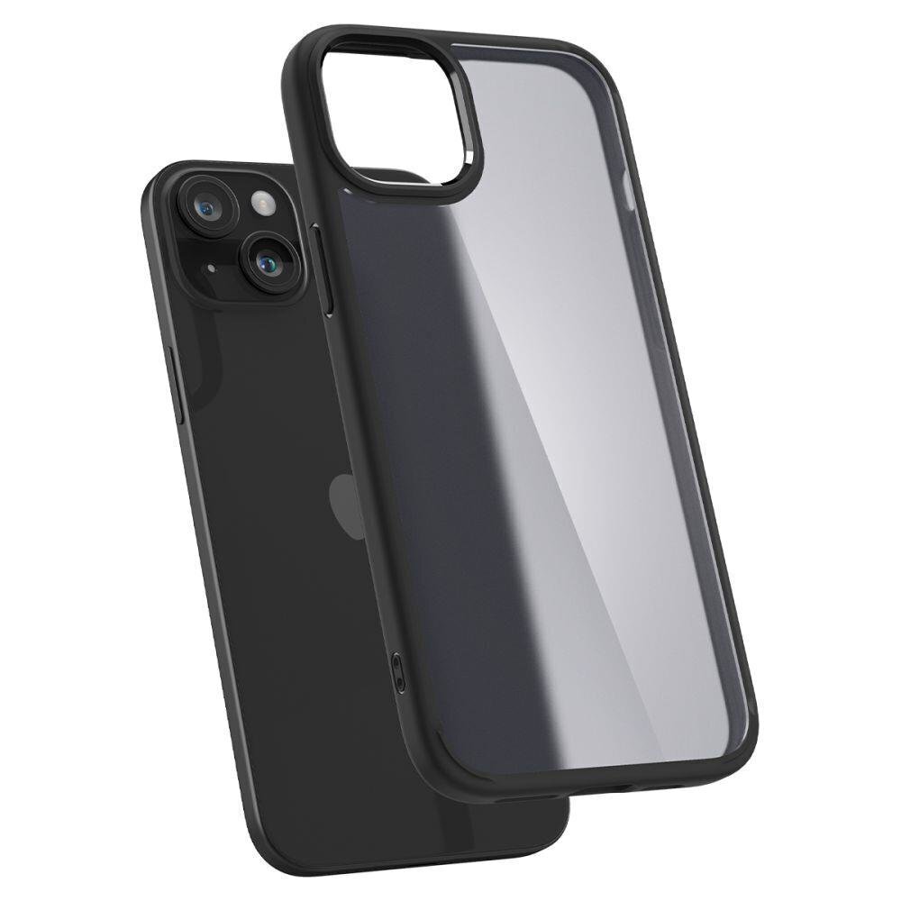 Spigen Ultra Hybrid, frost black, iPhone 15 hinta ja tiedot | Puhelimen kuoret ja kotelot | hobbyhall.fi