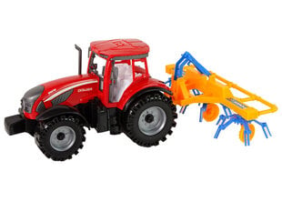 Punainen traktori, jossa on harava hinta ja tiedot | Poikien lelut | hobbyhall.fi
