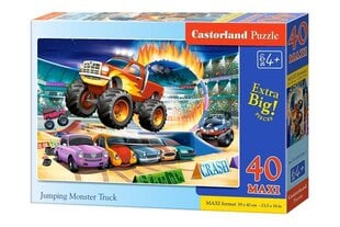Castorland Jumping Monster Truck palapeli, 40 palaa hinta ja tiedot | Palapelit | hobbyhall.fi