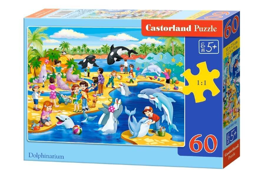 Castorland Dolphinarium Puzzle, 60 palaa hinta ja tiedot | Palapelit | hobbyhall.fi