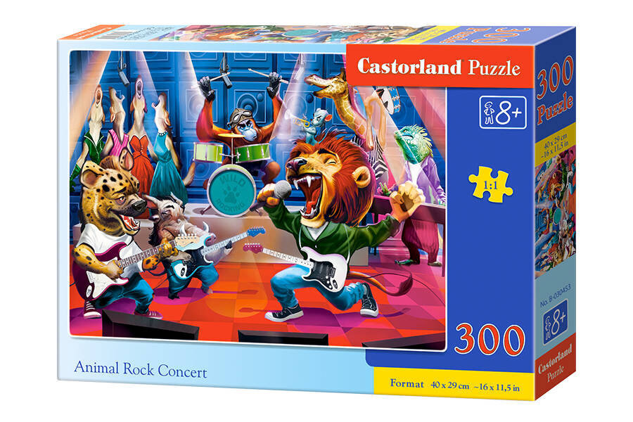 Castorland Animal Rock -konserttipalapeli, 300 palaa hinta ja tiedot | Palapelit | hobbyhall.fi