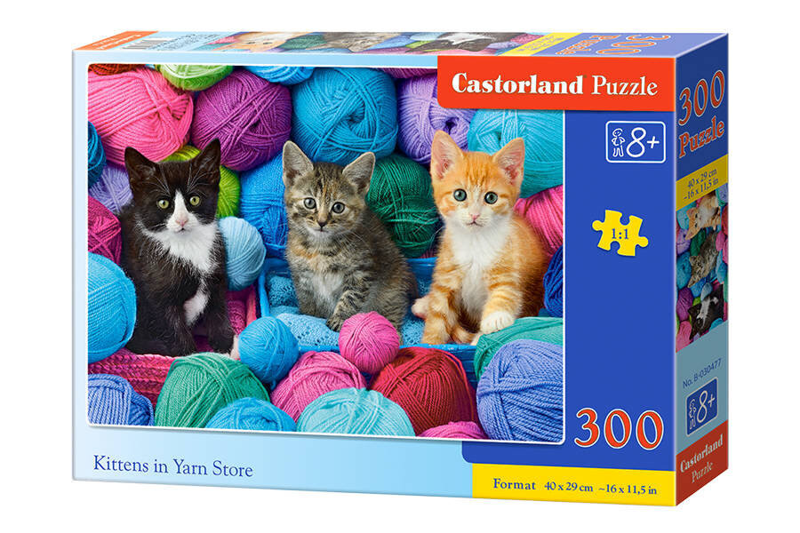 Castorland Kittens in Yar Store Puzzle, 300 palaa hinta ja tiedot | Palapelit | hobbyhall.fi