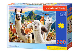 Castorland Llamas selfie-palapeli, 200 palaa hinta ja tiedot | Palapelit | hobbyhall.fi