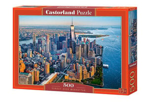 Castorland Auringonlasku Manhattanin yllä, 500 kappaletta hinta ja tiedot | Palapelit | hobbyhall.fi