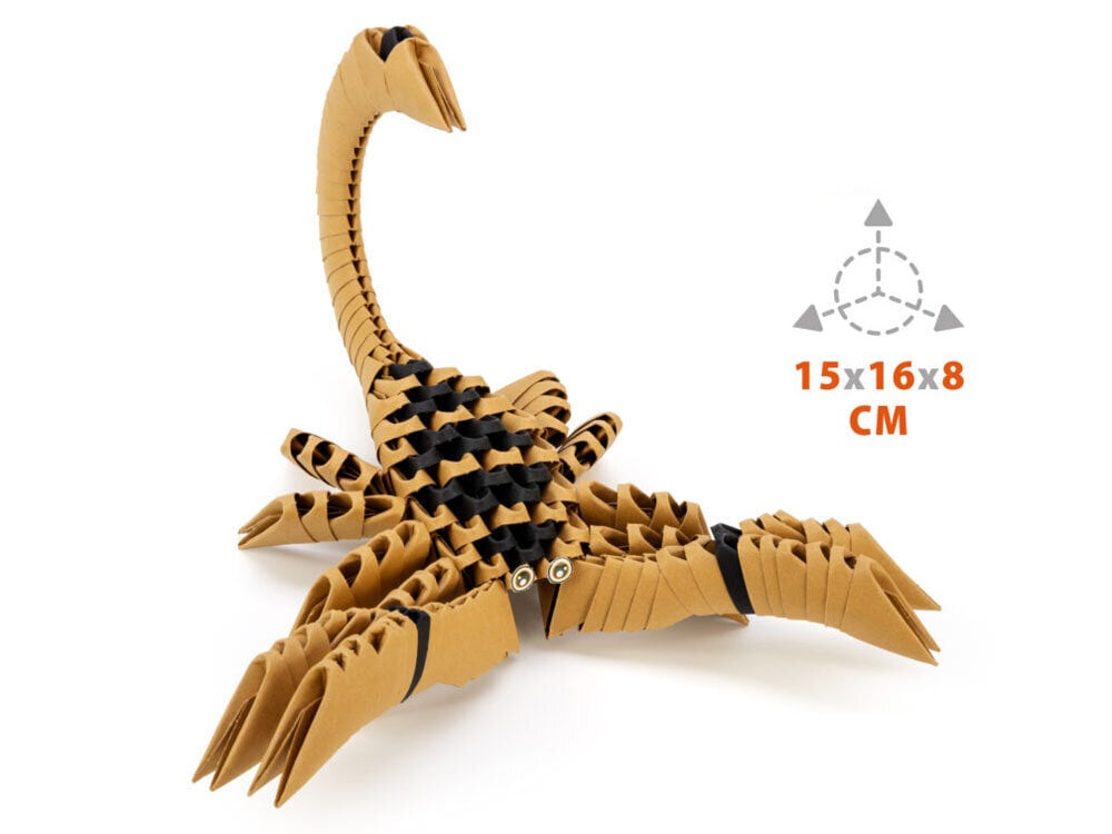 Alexander 3D origami luova sarja, skorpioni hinta ja tiedot | Kehittävät lelut | hobbyhall.fi