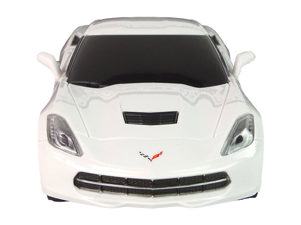 Corvette C7 1:24 kauko-ohjattava auto, valkoinen hinta ja tiedot | Poikien lelut | hobbyhall.fi