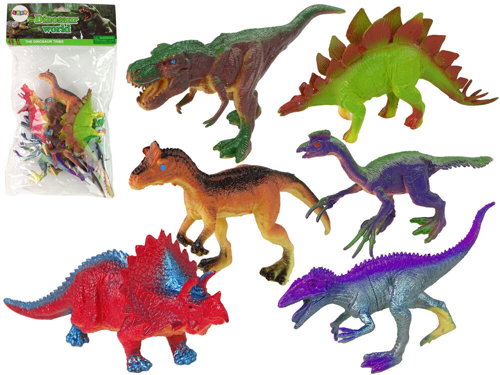 Dinosaurus figuurit, 6 kpl. hinta ja tiedot | Poikien lelut | hobbyhall.fi