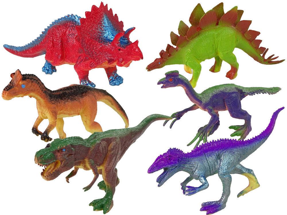 Dinosaurus figuurit, 6 kpl. hinta ja tiedot | Poikien lelut | hobbyhall.fi