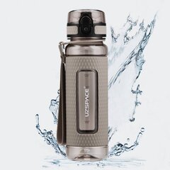 Juomapullo UZSPACE TRITAN 520 ml, BPA-vapaa - tammenharmaa hinta ja tiedot | Juomapullot | hobbyhall.fi