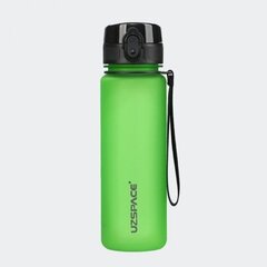 Juomapullo UZSPACE TRITAN 500 ml, BPA-vapaa muovi - 3026-VITALITY-GREEN - Vihreä hinta ja tiedot | Juomapullot | hobbyhall.fi