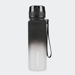 Juomapullo UZSPACE TRITAN 500 ml, BPA-vapaa muovi - 3026-MUSTA-VALKOINEN hinta ja tiedot | Juomapullot | hobbyhall.fi