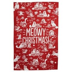 Keittiöpyyhe - SIMON'S CAT MEOWY CRISTMAS hinta ja tiedot | Keittiötekstiilit | hobbyhall.fi