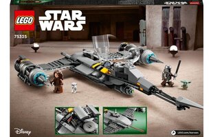 75325 LEGO® Star Wars™ Mandalorialaisen N-1-tähtihävittäjä + pehmotyyny Cat, 50 cm hinta ja tiedot | LEGOT ja rakennuslelut | hobbyhall.fi