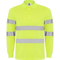 T-paita polo miesten tekninen hyvin näkyvillä POLARIS L/S keltainen hinta ja tiedot | Työvaatteet | hobbyhall.fi