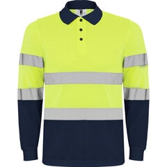 T-paita polo miesten tekninen hyvin näkyvillä POLARIS L/S keltainen hinta ja tiedot | Työvaatteet | hobbyhall.fi