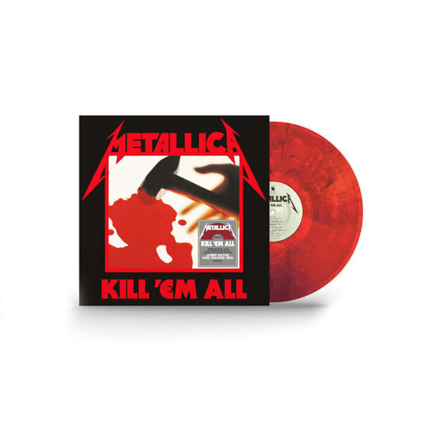 Vinyylilevy LP Metallica - Kill 'Em All, Jump In The Fire Engine Red Vinyl, Limited Edition, Remastered