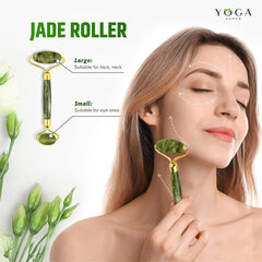 YogaSuper Kasvojen hierontalaite Jade Roller & Gua Sha Tool hinta ja tiedot | Kasvojen puhdistus- ja hierontalaitteet | hobbyhall.fi