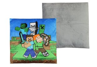 Minecraft Koristetyyny irrotettavalla tyynynpäällisellä 35x35cm hinta ja tiedot | Koristetyynyt ja tyynynpäälliset | hobbyhall.fi