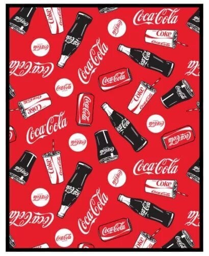 Coca-Cola peitto 120x150 cm hinta ja tiedot | Päiväpeitot ja huovat | hobbyhall.fi