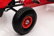 Poljinkäyttöinen go-kart, punainen hinta ja tiedot | Poikien lelut | hobbyhall.fi