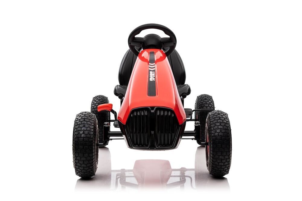 Poljinkäyttöinen go-kart, punainen hinta ja tiedot | Poikien lelut | hobbyhall.fi