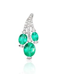 Kultainen riipus timanteilla Emerald Vine DS00K637 hinta ja tiedot | Diamond Sky Jewelry Naisten asusteet | hobbyhall.fi