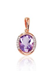 Kultainen riipus timanteilla Femme Fatale II DS00K645 hinta ja tiedot | Diamond Sky Jewelry Muoti | hobbyhall.fi