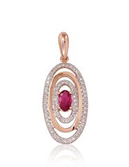 Kultainen riipus timanteilla Emma II DS01K048 hinta ja tiedot | Diamond Sky Jewelry Muoti | hobbyhall.fi