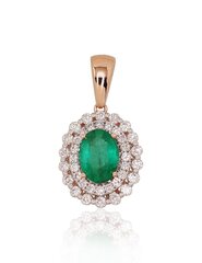 Kultainen riipus timanteilla Sofia X DS01K050 hinta ja tiedot | Diamond Sky Jewelry Muoti | hobbyhall.fi