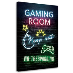 Kuva kankaalle, Gaming room hinta ja tiedot | Taulut | hobbyhall.fi