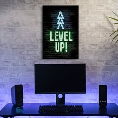 Kuva kankaalle, Level up! hinta ja tiedot | Taulut | hobbyhall.fi