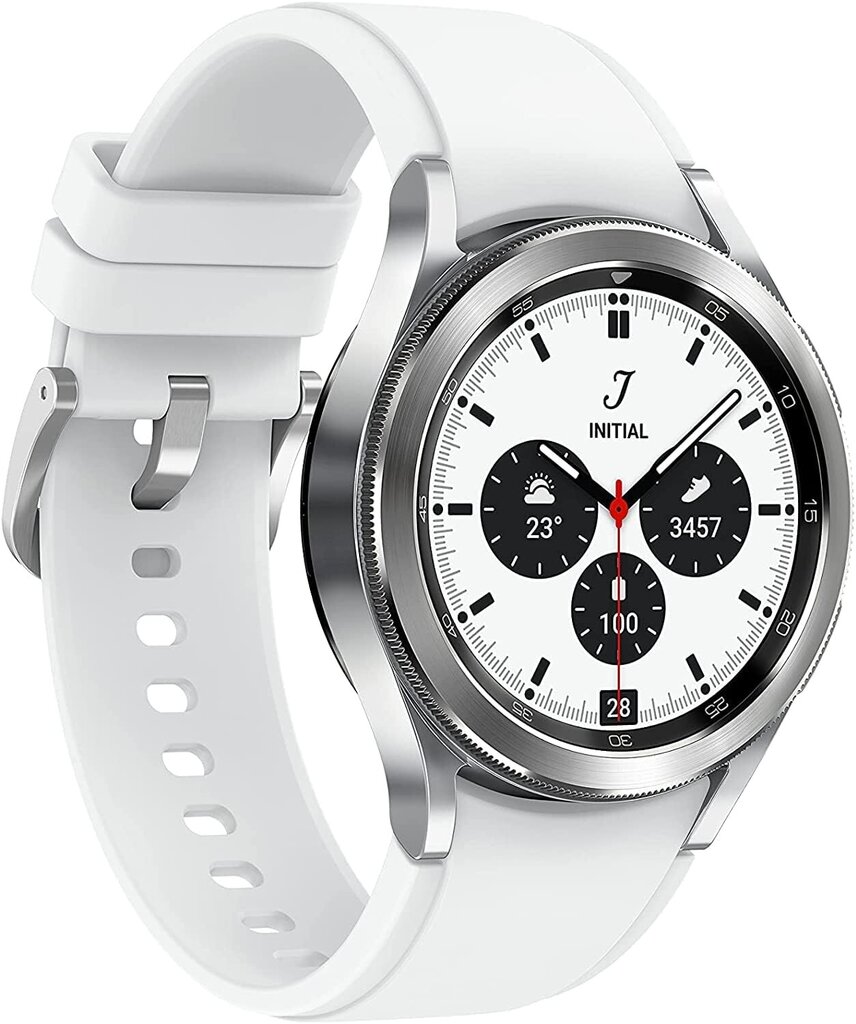 Samsung Galaxy Watch 4 Classic (BT,46mm) Silver hinta ja tiedot | Älykellot | hobbyhall.fi