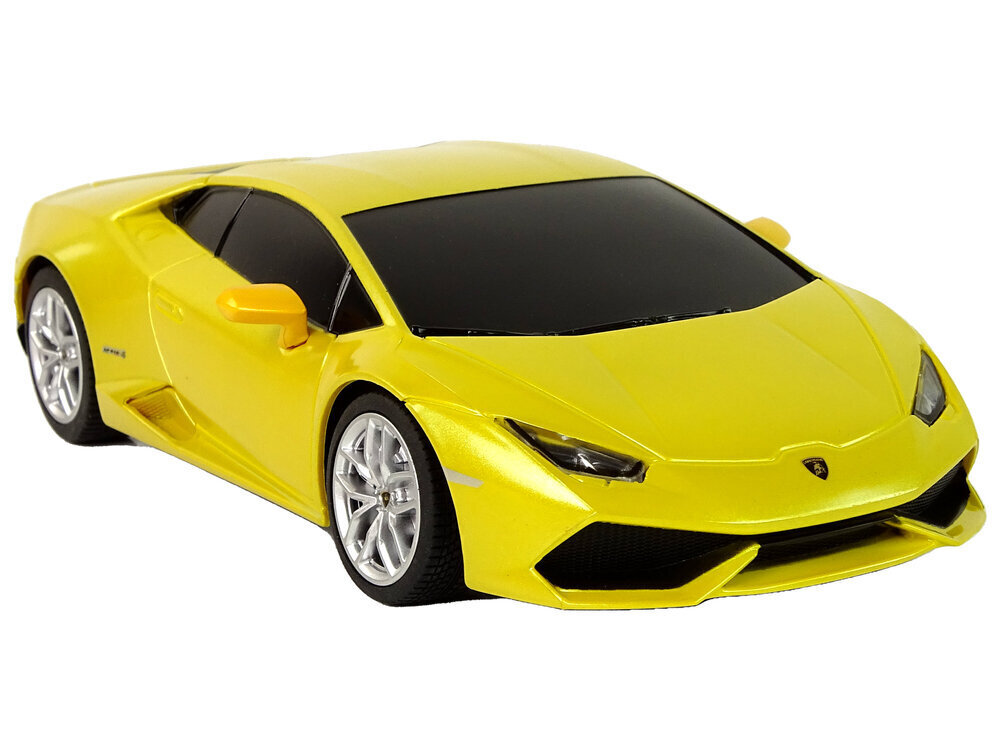 Lamborghini Huracan kauko-ohjattava auto, 1:24, keltainen hinta ja tiedot | Poikien lelut | hobbyhall.fi