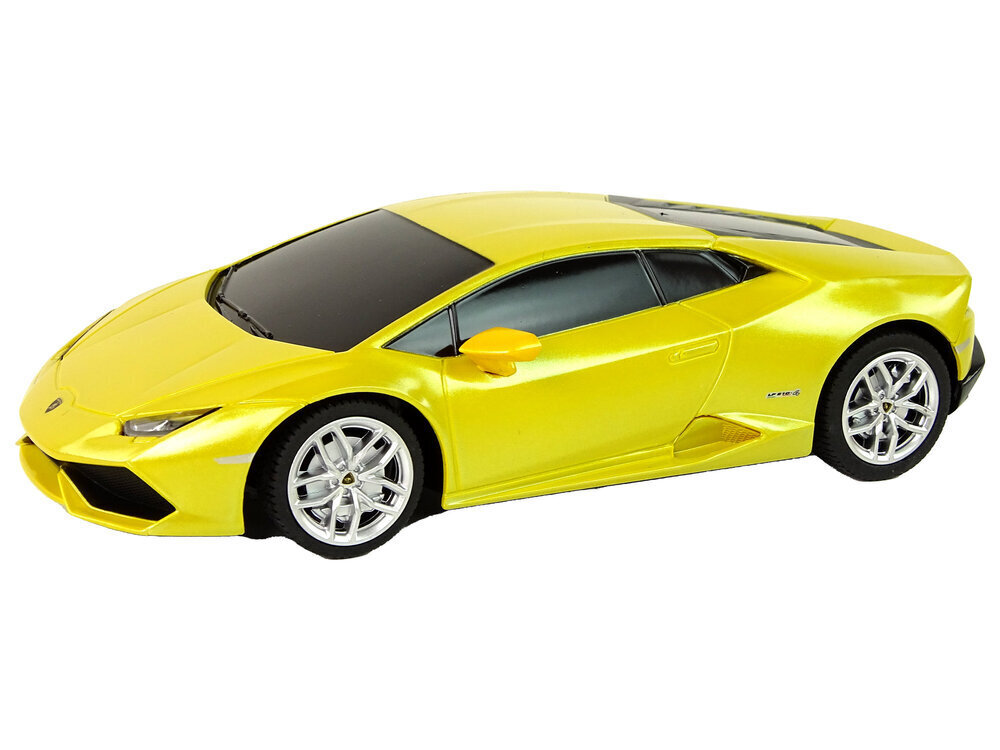 Lamborghini Huracan kauko-ohjattava auto, 1:24, keltainen hinta ja tiedot | Poikien lelut | hobbyhall.fi