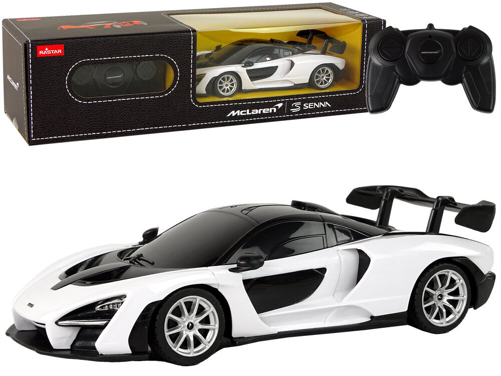 McLaren kauko-ohjattava auto, 1:24, valkoinen hinta ja tiedot | Poikien lelut | hobbyhall.fi