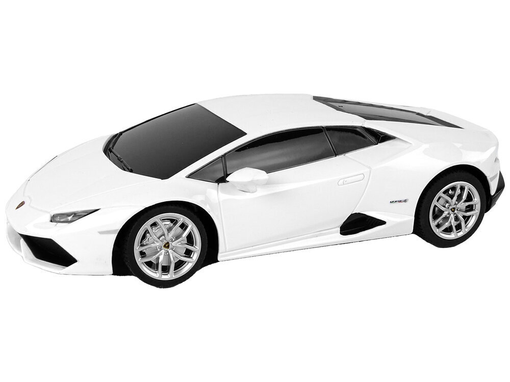 Lamborghini Huracan kauko-ohjattava auto, 1:24, valkoinen hinta ja tiedot | Poikien lelut | hobbyhall.fi