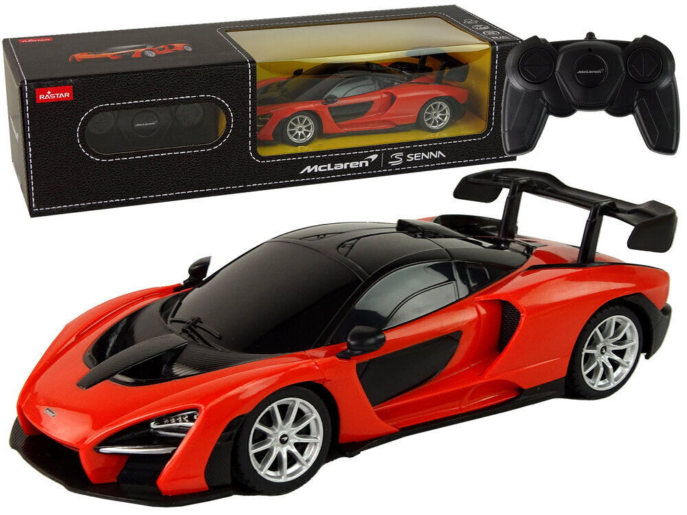 McLaren kauko-ohjattava auto, 1:24, punainen hinta ja tiedot | Poikien lelut | hobbyhall.fi