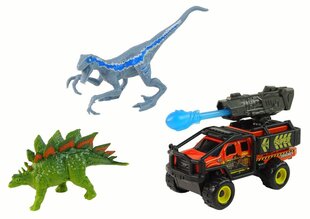 Dinosaurus hahmot ja auto setti, sininen hinta ja tiedot | Poikien lelut | hobbyhall.fi