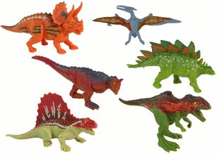 Dinosaurusfiguurisetti, 6 kpl. hinta ja tiedot | Poikien lelut | hobbyhall.fi