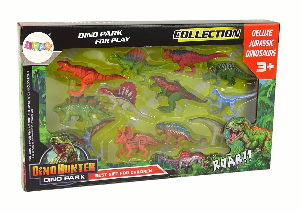 Suuri dinosaurusfiguurisetti, 12kpl hinta ja tiedot | Poikien lelut | hobbyhall.fi