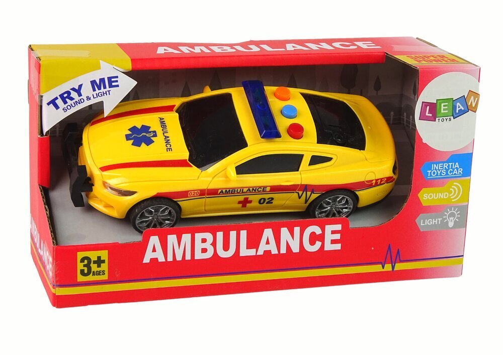 Lean Toys - Ambulanssi hinta ja tiedot | Poikien lelut | hobbyhall.fi
